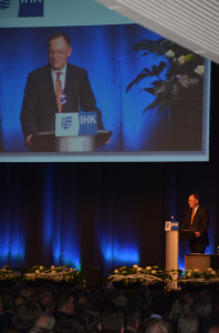 Ministerpräsident Stephan Weil auf dem Neujahrsempfang der IHK Oldenburg