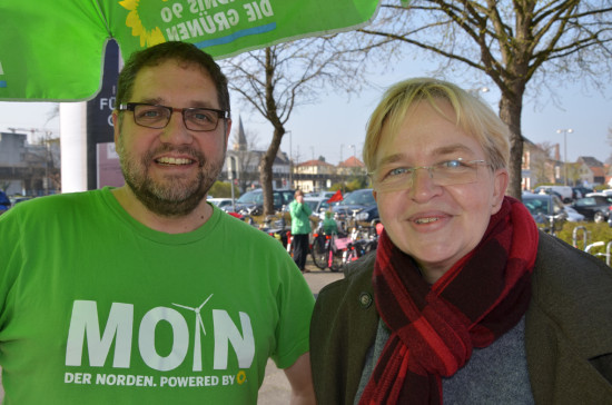 Bürgermeisterkandidatin Dr. Marion Rieken und ich