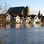 Hochwasser der Aller bei Verden (neurolle Rolf /pixelio.de)