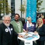 Gabriele Groneberg, Egon Buß und Ich bei der Unterzeichnung der Eberswalder Erklärung 